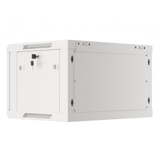 Lanberg rack cabinet 19" wall-mount 6U/600x450 for self-assembly with metal door grey (flat pack) Lanberg rack cabinet 19" wall-mount 6U/600x450 for self-assembly with metal door grey (flat pack)