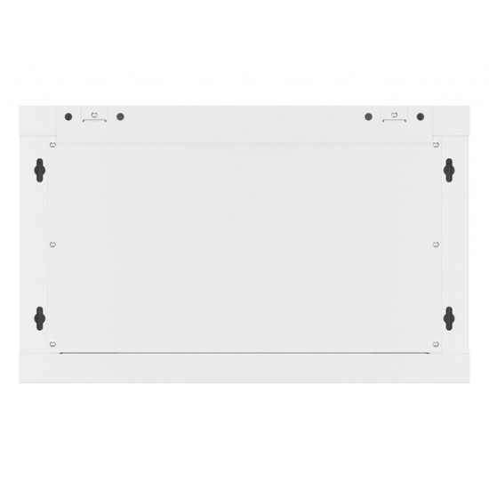 Lanberg rack cabinet 19" wall-mount 6U/600x600 for self-assembly with metal door grey (flat pack)