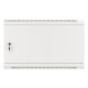 Lanberg rack cabinet 19" wall-mount 6U/600x600 for self-assembly with metal door grey (flat pack)