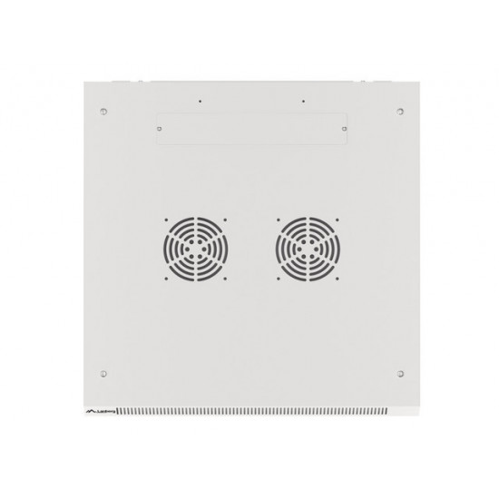 Lanberg rack cabinet 19" wall-mount 6U/600x600 for self-assembly with metal door grey (flat pack)