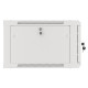Lanberg rack cabinet 19" wall-mount 6U/600x600 for self-assembly with metal door grey (flat pack)