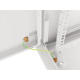 Lanberg rack cabinet 19" wall-mount 6U/600x600 for self-assembly with metal door grey (flat pack)