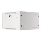 Lanberg rack cabinet 19" wall-mount 6U/600x600 for self-assembly with metal door grey (flat pack)