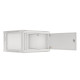 Lanberg rack cabinet 19" wall-mount 6U/600x600 for self-assembly with metal door grey (flat pack)