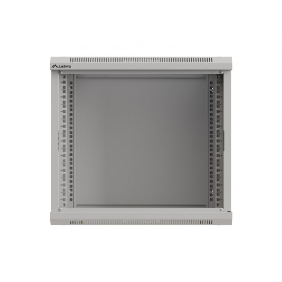 Lanberg rack cabinet 19" wall-mount 9U/540x350 (flat pack) with glass door grey Lanberg rack cabinet 19" wall-mount 9U/540x350 (flat pack) with glass door grey
