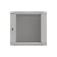 Lanberg rack cabinet 19" wall-mount 9U/540x350 (flat pack) with glass door grey Lanberg rack cabinet 19" wall-mount 9U/540x350 (flat pack) with glass door grey