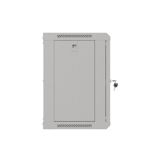 Lanberg rack cabinet 19" wall-mount 9U/540x350 (flat pack) with glass door grey Lanberg rack cabinet 19" wall-mount 9U/540x350 (flat pack) with glass door grey