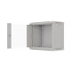 Lanberg rack cabinet 19" wall-mount 9U/540x350 (flat pack) with glass door grey Lanberg rack cabinet 19" wall-mount 9U/540x350 (flat pack) with glass door grey