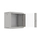 Lanberg rack cabinet 19" wall-mount 9U/540x350 (flat pack) with glass door grey Lanberg rack cabinet 19" wall-mount 9U/540x350 (flat pack) with glass door grey