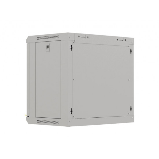 Lanberg rack cabinet 19" wall-mount 9U/540x350 (flat pack) with glass door grey Lanberg rack cabinet 19" wall-mount 9U/540x350 (flat pack) with glass door grey