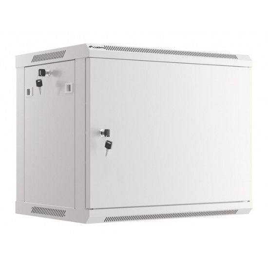 Lanberg rack cabinet 19" wall-mount 9U/600x450 for self-assembly with metal door grey (flat pack) Lanberg rack cabinet 19" wall-mount 9U/600x450 for self-assembly with metal door grey (flat pack)