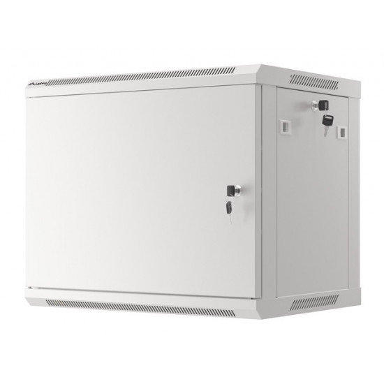 Lanberg rack cabinet 19" wall-mount 9U/600x450 for self-assembly with metal door grey (flat pack) Lanberg rack cabinet 19" wall-mount 9U/600x450 for self-assembly with metal door grey (flat pack)