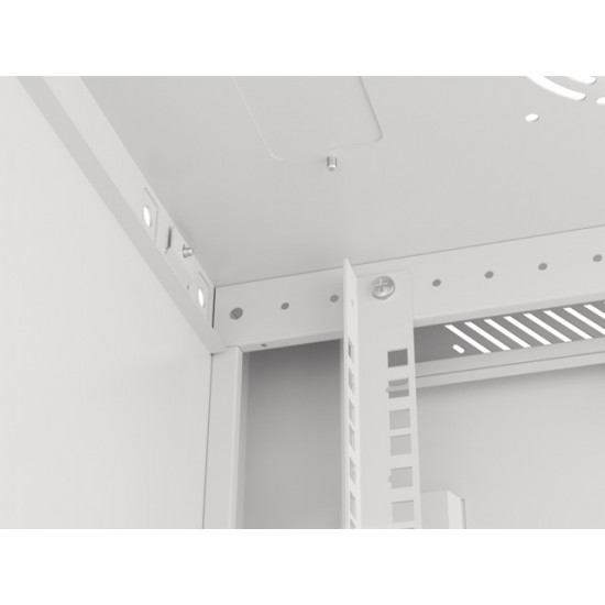 Lanberg rack cabinet 19" wall-mount 9U/600x450 for self-assembly with metal door grey (flat pack) Lanberg rack cabinet 19" wall-mount 9U/600x450 for self-assembly with metal door grey (flat pack)
