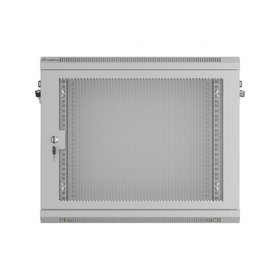 Lanberg rack cabinet 19" wall-mount 9U/600x450 with perforated door grey (flat pack) Lanberg rack cabinet 19" wall-mount 9U/600x450 with perforated door grey (flat pack)