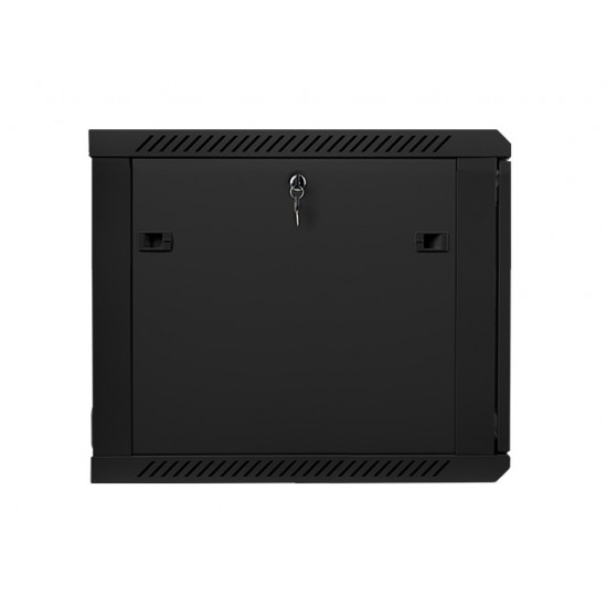 Lanberg rack cabinet 19” wall-mount 9U / 600x600 for self-assembly (flat pack), black Lanberg rack cabinet 19” wall-mount 9U / 600x600 for self-assembly (flat pack), black