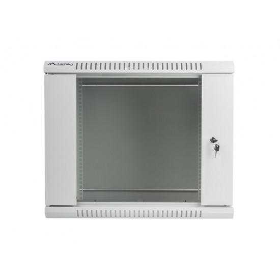 Lanberg rack cabinet 19” wall-mount 9U / 600x600 for self-assembly (flat pack), grey Lanberg rack cabinet 19” wall-mount 9U / 600x600 for self-assembly (flat pack), grey