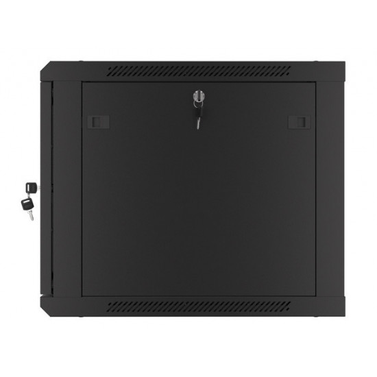 Lanberg rack cabinet 19" wall-mount 9U/600x600 for self-assembly with metal door black (flat pack) Lanberg rack cabinet 19" wall-mount 9U/600x600 for self-assembly with metal door black (flat pack)