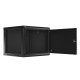 Lanberg rack cabinet 19" wall-mount 9U/600x600 for self-assembly with metal door black (flat pack) Lanberg rack cabinet 19" wall-mount 9U/600x600 for self-assembly with metal door black (flat pack)