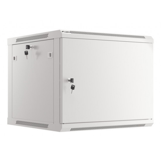Lanberg rack cabinet 19" wall-mount 9U/600x600 for self-assembly with metal door grey (flat pack) Lanberg rack cabinet 19" wall-mount 9U/600x600 for self-assembly with metal door grey (flat pack)