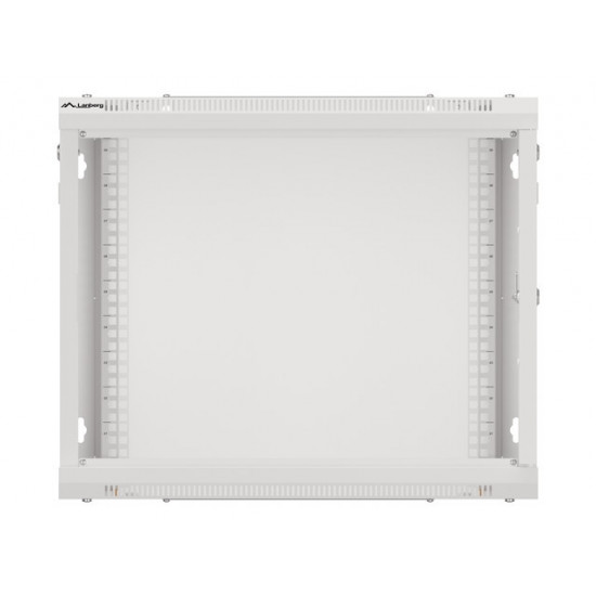 Lanberg rack cabinet 19" wall-mount 9U/600x600 for self-assembly with metal door grey (flat pack) Lanberg rack cabinet 19" wall-mount 9U/600x600 for self-assembly with metal door grey (flat pack)