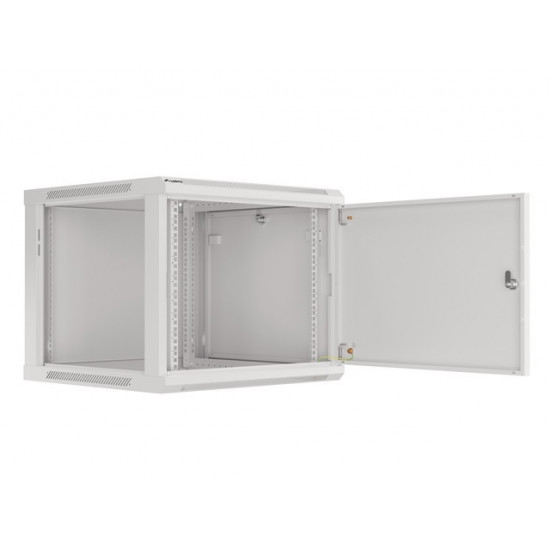 Lanberg rack cabinet 19" wall-mount 9U/600x600 for self-assembly with metal door grey (flat pack) Lanberg rack cabinet 19" wall-mount 9U/600x600 for self-assembly with metal door grey (flat pack)
