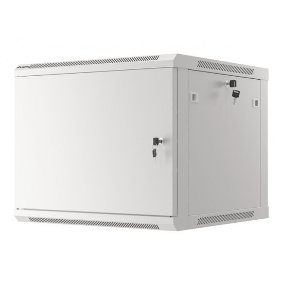 Lanberg rack cabinet 19" wall-mount 9U/600x600 for self-assembly with metal door grey (flat pack) Lanberg rack cabinet 19" wall-mount 9U/600x600 for self-assembly with metal door grey (flat pack)