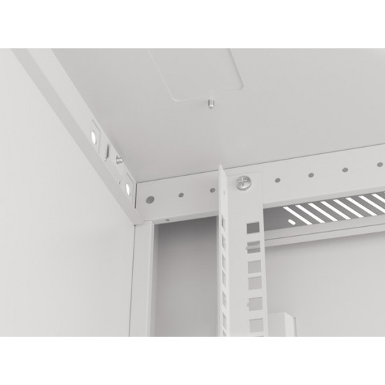 Lanberg rack cabinet 19" wall-mount 9U/600x600 for self-assembly with metal door grey (flat pack) Lanberg rack cabinet 19" wall-mount 9U/600x600 for self-assembly with metal door grey (flat pack)