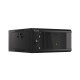 Lanberg rack cabinet 19" wall-mounted 4U 600 fast assembly (flat pack) black Lanberg rack cabinet 19" wall-mounted 4U 600 fast assembly (flat pack) black