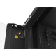 Lanberg rack cabinet 19" wall-mounted 4U 600 fast assembly (flat pack) black Lanberg rack cabinet 19" wall-mounted 4U 600 fast assembly (flat pack) black