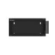 Lanberg rack cabinet 19" wall-mounted 4U 600 fast assembly (flat pack) black Lanberg rack cabinet 19" wall-mounted 4U 600 fast assembly (flat pack) black