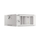 Lanberg rack cabinet 19" wall-mounted 4U 600 fast assembly (flat pack) grey