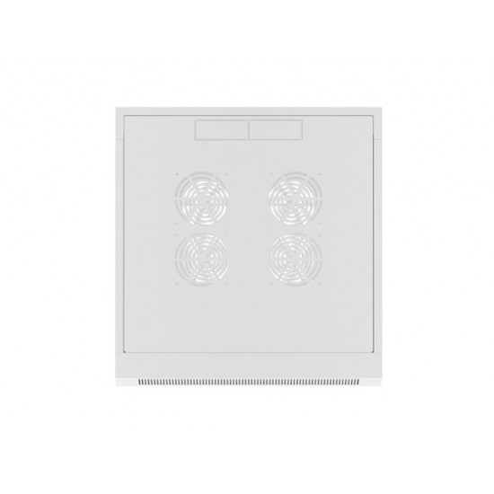 Lanberg rack cabinet 19" wall-mounted 4U 600 fast assembly (flat pack) grey