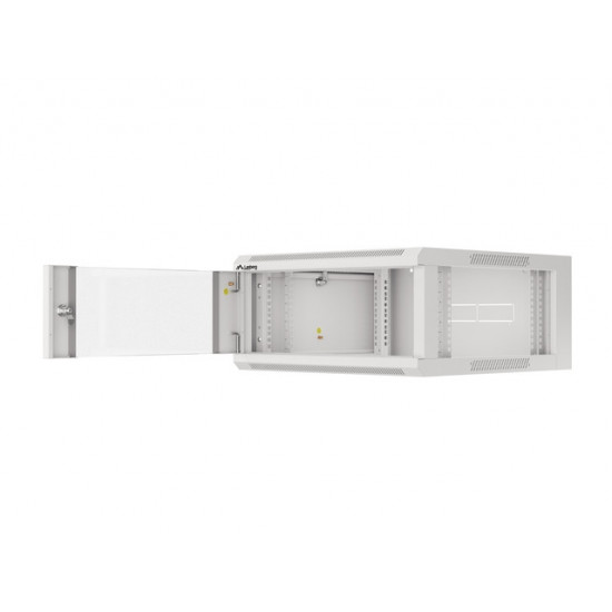 Lanberg rack cabinet 19" wall-mounted 4U 600 fast assembly (flat pack) grey