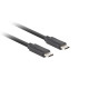 Lanberg Cable USB-C M/M 3.1 GEN 2 CABLE 1.8M 10GB/S PD100W Black Lanberg Cable USB-C M/M 3.1 GEN 2 CABLE 1.8M 10GB/S PD100W Black