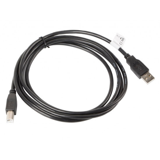 Lanberg USB-A (M) -> USB-B (M) 2.0 cable 1.8m, black Lanberg USB-A (M) -> USB-B (M) 2.0 cable 1.8m, black