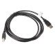 Lanberg USB-A (M) -> USB-B (M) 2.0 cable 1.8m, black Lanberg USB-A (M) -> USB-B (M) 2.0 cable 1.8m, black