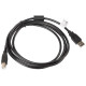 Lanberg USB-A (M) -> USB-B (M) 2.0 cable 1.8m, black ferrite Lanberg USB-A (M) -> USB-B (M) 2.0 cable 1.8m, black ferrite