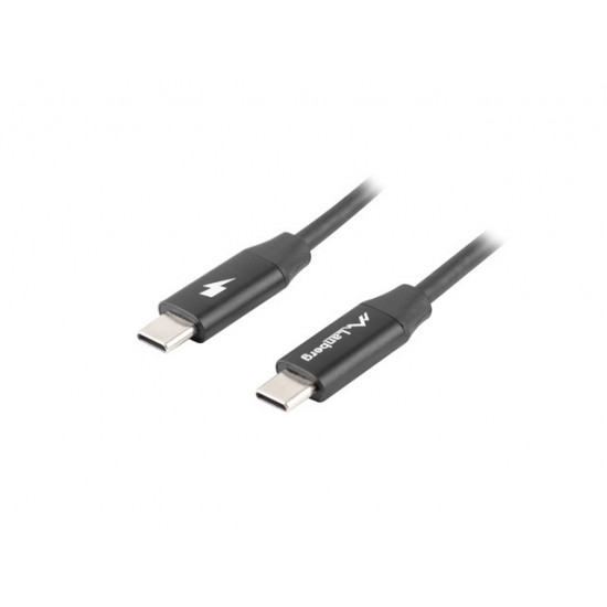 Lanberg USB-C M/M 2.0 cable 1.8m Quick Charge 4.0, black Lanberg USB-C M/M 2.0 cable 1.8m Quick Charge 4.0, black