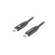 Lanberg USB-C M/M 2.0 cable 1.8m Quick Charge 4.0, black Lanberg USB-C M/M 2.0 cable 1.8m Quick Charge 4.0, black
