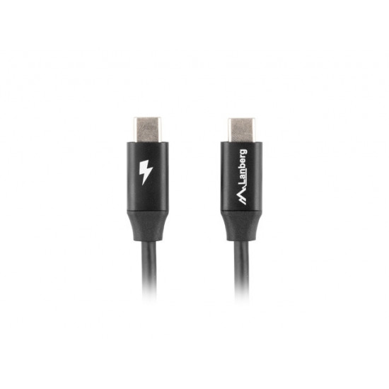 Lanberg USB-C M/M 2.0 cable 1.8m Quick Charge 4.0, black Lanberg USB-C M/M 2.0 cable 1.8m Quick Charge 4.0, black