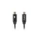 Lanberg USB-C M/M 2.0 cable 1.8m Quick Charge 4.0, black Lanberg USB-C M/M 2.0 cable 1.8m Quick Charge 4.0, black