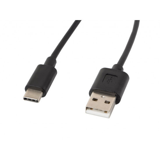 Lanberg USB-C(M) -> USB-A (M) 2.0 cable 1.8m, black Lanberg USB-C(M) -> USB-A (M) 2.0 cable 1.8m, black