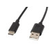 Lanberg USB-C(M) -> USB-A (M) 2.0 cable 1.8m, black Lanberg USB-C(M) -> USB-A (M) 2.0 cable 1.8m, black