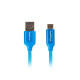 Lanberg USB-C(M) -> USB-A (M) 2.0 cable 1.8m, blue QC 3.0 premium Lanberg USB-C(M) -> USB-A (M) 2.0 cable 1.8m, blue QC 3.0 premium