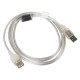 Lanberg extension cable USB 2.0 AM-AF, 1.8m, transparent ferrite Lanberg extension cable USB 2.0 AM-AF, 1.8m, transparent ferrite