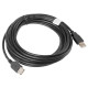 Lanberg extension cable USB 2.0 AM-AF, 5m, black Lanberg extension cable USB 2.0 AM-AF, 5m, black