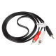Lanberg mini jack 3.5mm (M) 3 pin -> 2X RCA (chinch) (M) cable 1.5m Lanberg mini jack 3.5mm (M) 3 pin -> 2X RCA (chinch) (M) cable 1.5m
