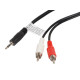 Lanberg mini jack 3.5mm (M) 3 pin -> 2X RCA (chinch) (M) cable 1.5m Lanberg mini jack 3.5mm (M) 3 pin -> 2X RCA (chinch) (M) cable 1.5m