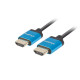 Lanberg HDMI M/M V2.0 cable 1.8m, 4K Slim, black Lanberg HDMI M/M V2.0 cable 1.8m, 4K Slim, black
