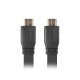 Lanberg HDMI M/M V2.0 cable 1m, 4K flat, black Lanberg HDMI M/M V2.0 cable 1m, 4K flat, black